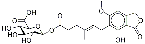 Mycophenolic Acid Acyl-b-D-glucuronide 구조식 이미지