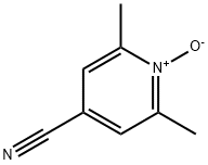 4-Pyridinecarbonitrile,2,6-dimethyl-,1-oxide(9CI) Structure