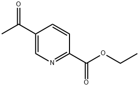 Ethyl 5-acetyl-2-pyridinecarboxylate Structure