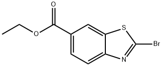 2-브로모-6-에톡시카르보닐벤조티아졸 구조식 이미지