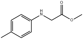 Glycine, N-(4-methylphenyl)-, methyl ester Structure