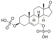 Androst-5-en-17-one, 3,7-bis(sulfooxy)-, (3beta,7alpha)- (9CI) Structure