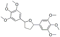 2,5-bis(3,4,5-trimethoxyphenyl)tetrahydrofuran Structure