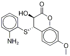 (αS,βS)-β-[(2-AMinophenyl)thio]-α-hydroxy-4-Methoxybenzenepropanoic Acid Methyl Ester Structure