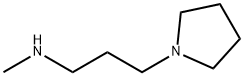 N-Methyl-3-(1-pyrrolidinyl)-1-propanamine Structure