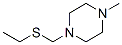 피페라진,1-[(에틸티오)메틸]-4-메틸-(6CI) 구조식 이미지
