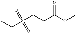 METHOXYCARBONYLETHYL-ETHYLSULFONE Structure