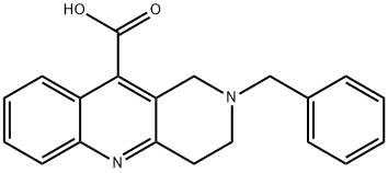 2-BENZYL-1,2,3,4-TETRAHYDRO-BENZO[B][1,6]NAPHTHYRIDINE-10-CARBOXYLIC ACID Structure