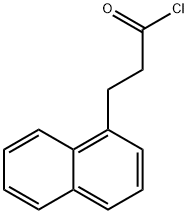 3-(1-Naphthyl)propionyl chloride Structure