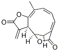 (3aR,4R,7E,11E,12aR)-3a,9,10,12a-Tetrahydro-11-methyl-3-methylene-4,7-methanofuro[3,2-c]oxacycloundecin-2,6(3H,4H)-dione Structure