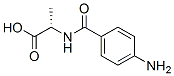 Alanine,  N-(4-aminobenzoyl)- Structure