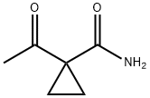 Cyclopropanecarboxamide, 1-acetyl- (9CI) Structure