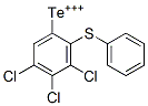 Trichloro[2-(phenylthio)phenyl]tellurium(IV) Structure