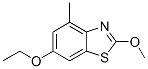 Benzothiazole, 6-ethoxy-2-methoxy-4-methyl- (9CI) Structure