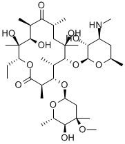 N-DEMETHYL ERYTHROMYCIN A Structure