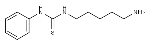 1-(5-aminopentyl)-3-phenylthiourea Structure