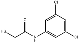 N1-(3,5-디클로로페닐)-2-메르캅토아세트아미드 구조식 이미지