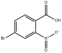 4-Bromo-2-nitrobenzoic acid 구조식 이미지