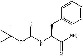 BOC-L-PHENYLALANINE THIOAMIDE Structure