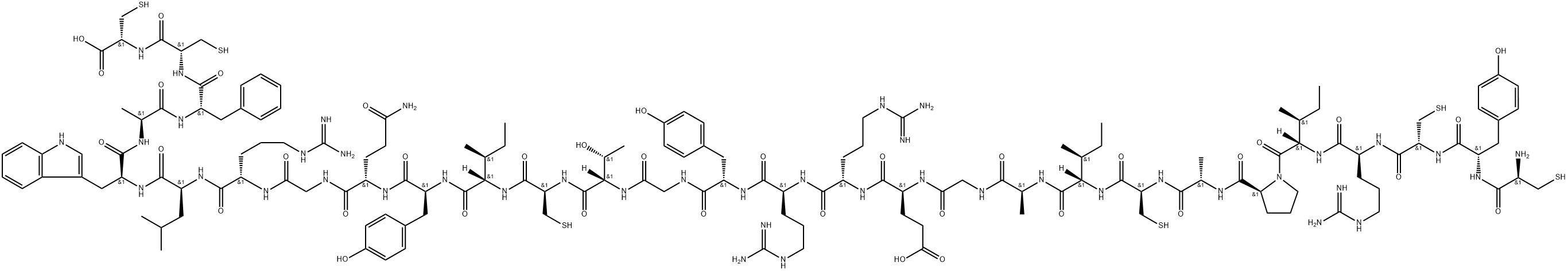 HUMAN NEUTROPHIL PEPTIDE-2 구조식 이미지