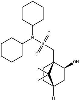 (-)-N,N-DICYCLOHEXYL-(1S)-ISOBORNEOL-10- SULFONAMIDE Structure
