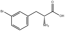 3-Bromo-D-phenylalanine 구조식 이미지