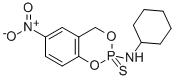 N-Cyclohexyl-6-nitro-4H-1,3,2-benzodioxaphosphorin-2-amine 2-sulfide Structure