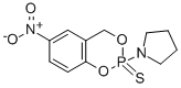 1-(6-Nitro-4H-1,3,2-benzodioxaphosphorin-2-yl)pyrrolidine p-sulfide Structure