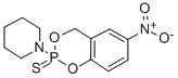1-(6-Nitro-4H-1,3,2-benzodioxaphosphorin-2-yl)piperidine p-sulfide Structure