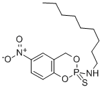 6-Nitro-N-nonyl-4H-1,3,2-benzodioxaphosphorin-2-amine 2-sulfide 구조식 이미지