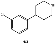 4-(3-CHLOROPHENYL)PIPERIDINE HYDROCHLORIDE
 Structure