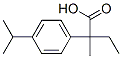 Benzeneacetic acid, -alpha--ethyl--alpha--methyl-4-(1-methylethyl)- (9CI) Structure