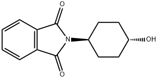 2-(TRANS-4-HYDROXYCYCLOHEXYL)-1H-ISOINDOLE-1,3(2H)-DIONE Structure