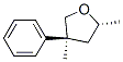 trans-Tetrahydro-2,4-dimethyl-4-phenyl-furan Structure