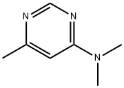 Пиримидин, 4-диметиламино-6-метил- (6CI) структурированное изображение