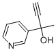 3-Pyridinemethanol,alpha-ethynyl-alpha-methyl-(6CI) Structure