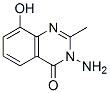 4(3H)-Quinazolinone,  3-amino-8-hydroxy-2-methyl- 구조식 이미지