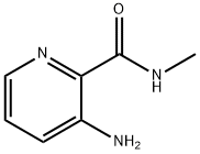 2-Pyridinecarboxamide,3-amino-N-methyl-(9CI) Structure