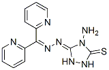 4-Amino-5-thioxo-1,2,4-triazolidin-3-one [di(pyridin-2-yl)methylene]hydrazone Structure