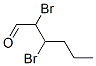 2,3-DIBROMOHEXANAL Structure