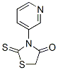 3-PYRIDIN-3-YL-2-THIOXO-1,3-THIAZOLIDIN-4-ONE 구조식 이미지