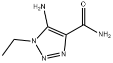 1H-1,2,3-Triazole-4-carboxamide,5-amino-1-ethyl-(6CI,9CI) Structure