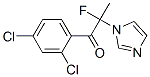 1-Propanone,  1-(2,4-dichlorophenyl)-2-fluoro-2-(1H-imidazol-1-yl)- Structure