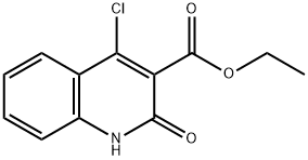 ethyl 4-chloro-2-oxo-1,2-dihydroquinoline-3-carboxylate Structure