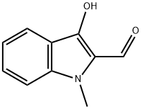 1H-Indole-2-carboxaldehyde,3-hydroxy-1-methyl-(9CI) 구조식 이미지