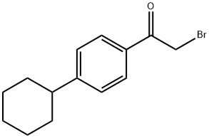 2-BROMO-1-(4-CYCLOHEXYLPHENYL)ETHANONE Structure