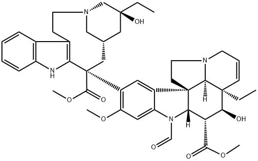 4-데스아세틸3-데옥시빈크리스틴 구조식 이미지