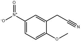 (2-Methoxy-5-nitrophenyl)acetonitrile Structure