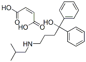 4-이소부틸아미노-1,1-디페닐-1-부탄올말레에이트 구조식 이미지