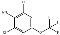 2,6-DICHLORO-4-(TRIFLUOROMETHOXY)ANILINE Structure